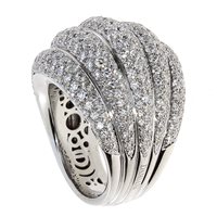 Anello Damiani Donna Spicchi Di Luna in Oro bianco Diamante 3.38 Ct 20077207 - 20077207